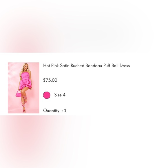 NWT PrettyLittleThing Fushia Dress - Picture 5 of 5